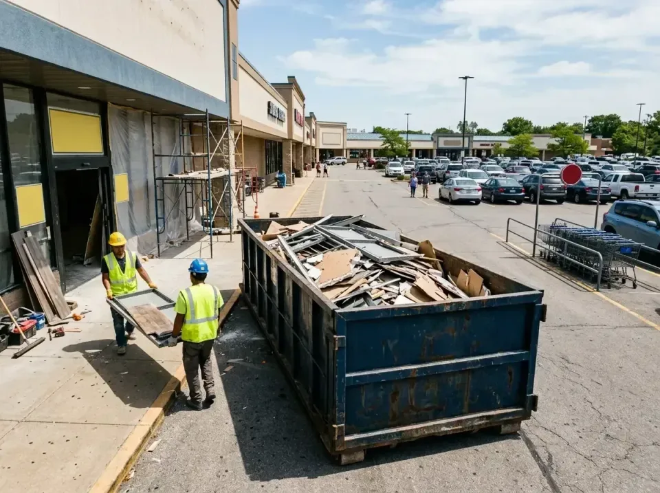 retail-store-renovation-debris-003 — frequently asked questions, Roll-off Dumpster Rentals in Eagle Point, OR